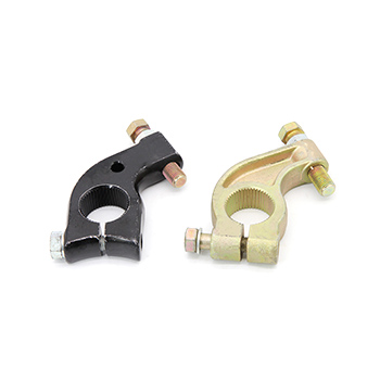 Machined torsion bar stop block for sprint car suspension