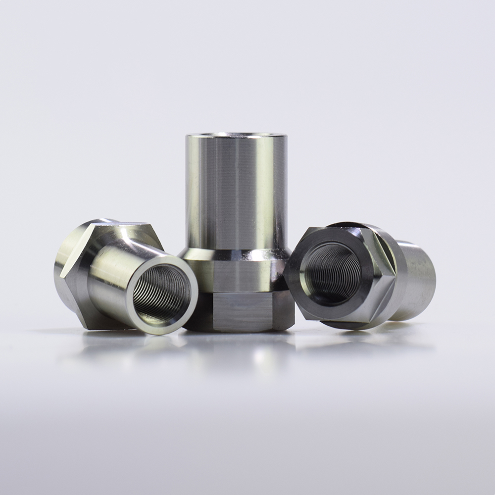 WTF series weld-in bung tube adapter with hex profile