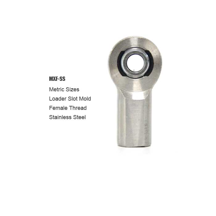Metric Size MXF-SS Stainless Steel Female Rod End