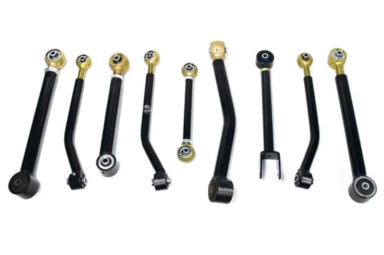 assembled linkage rod with joint installed