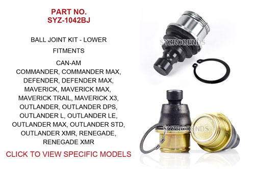 CanAm Lower Ball Joint Kit4130 SYZ1042BJ SYZ Rod Ends Can-Am Lower Ball Joint Kit-4130 SYZ-1042BJ