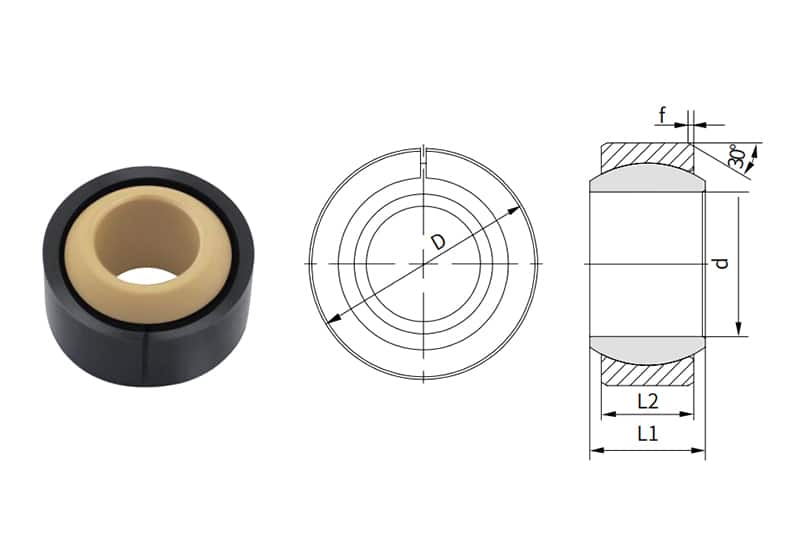 EFEM-LC-plastic spherical bearing