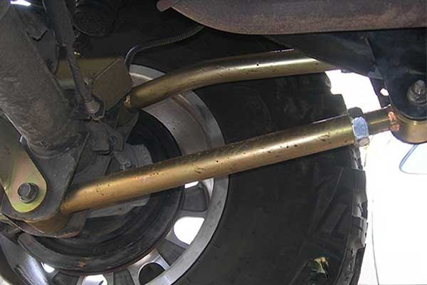 Suspension links fitted with Johnny Joints