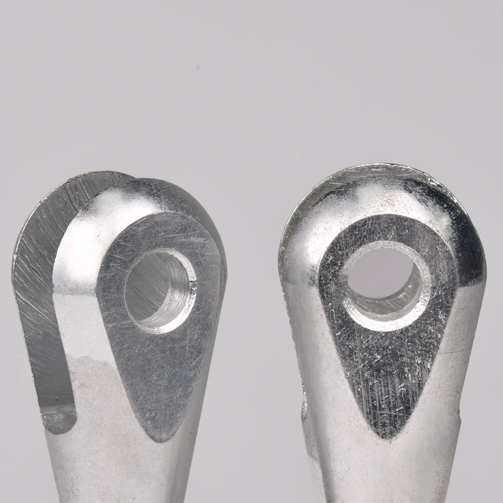 Durable zinc plated CR CL clevis linkage hardware